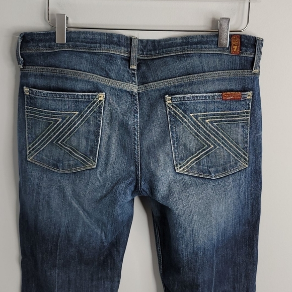 7 for all mankind Bootcut Flynt jeans 30 Low RIse - Picture 3 of 13